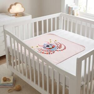 NWT L'Aveugle Par Amour Gucci Children’s Pink Monster Cotton Baby Blanket